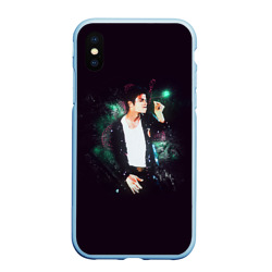 Чехол для iPhone XS Max матовый Michael Jackson