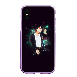 Чехол для iPhone XS Max матовый Michael Jackson