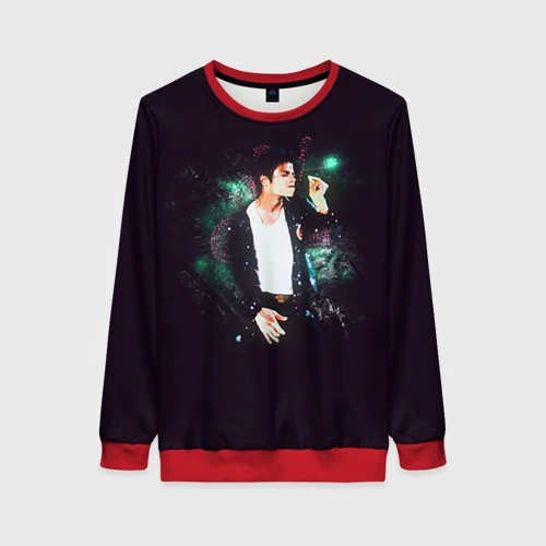 Женский свитшот 3D Michael Jackson