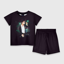 Детский костюм с шортами 3D Michael Jackson