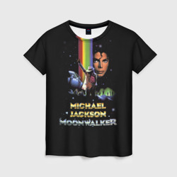 Женская футболка 3D Michael Jackson