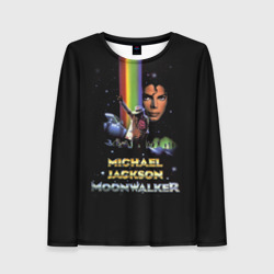 Женский лонгслив 3D Michael Jackson