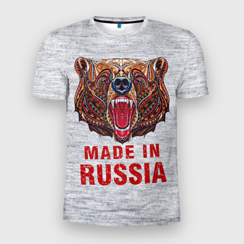 Мужская футболка 3D Slim made in Russia