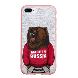 Чехол для iPhone 7Plus/8 Plus матовый Made in Russia