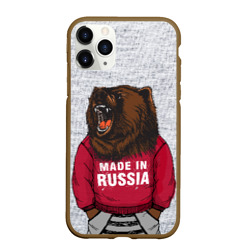 Чехол для iPhone 11 Pro Max матовый Made in Russia