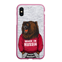 Чехол для iPhone XS Max матовый Made in Russia