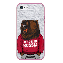 Чехол для iPhone 5/5S матовый Made in Russia