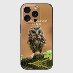 Чехол для iPhone 16 Pro силиконовый с защитой камеры Уруру