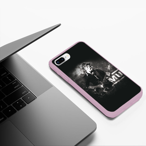 Чехол для iPhone 7Plus/8 Plus матовый Muse, цвет розовый - фото 5