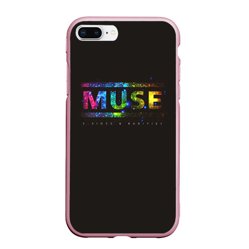 Чехол для iPhone 7Plus/8 Plus матовый Muse, цвет розовый