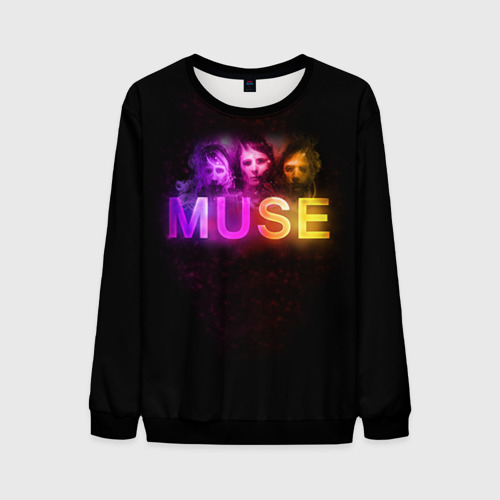 Мужской свитшот 3D Muse, цвет черный