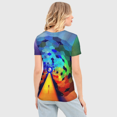 Женская футболка 3D Slim Muse, цвет 3D печать - фото 4