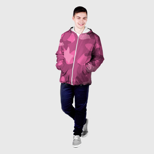 Мужская куртка 3D Розовый камуфляж - фото 3