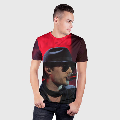 Мужская футболка 3D Slim Mr. Leto, цвет 3D печать - фото 3