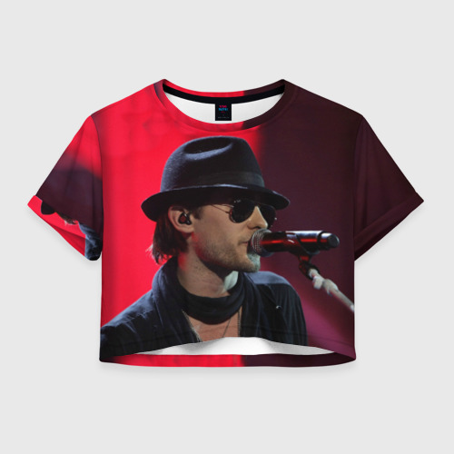 Женская футболка Crop-top 3D Mr. Leto Фото 01 Женская футболка Crop-top 3D Mr. Leto Фото 01
