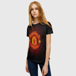 Женская футболка 3D Манчестер Юнайтед - фото 2