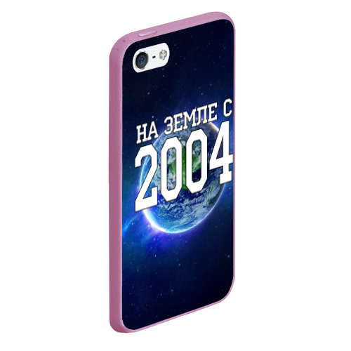 Чехол для iPhone 5/5S матовый На Земле с 2004 - фото 3