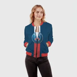 Женский бомбер 3D ПСЖ - фото 2