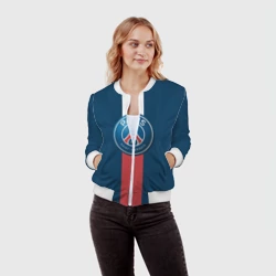 Женский бомбер 3D ПСЖ - фото 2