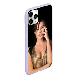 Чехол для iPhone 11 Pro Max матовый Анжелина Джоли - фото 2