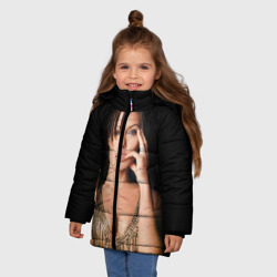 Зимняя куртка для девочек 3D Анжелина Джоли - фото 2