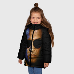 Зимняя куртка для девочек 3D Адриано Челентано - фото 2