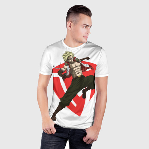 Мужская футболка 3D Slim Стинг из Саблезуба, цвет 3D печать - фото 3