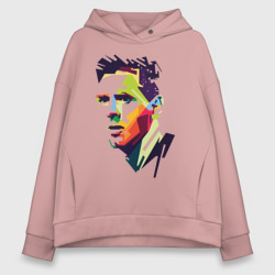 Женское худи Oversize хлопок Леонель Месси