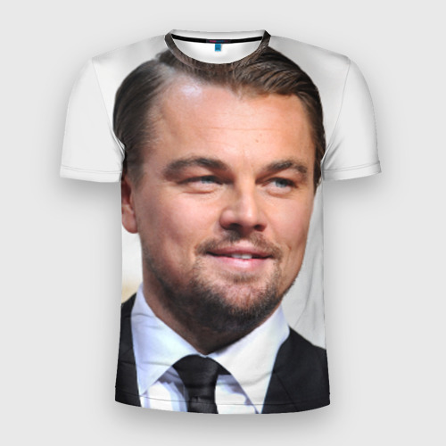 Мужская футболка 3D Slim Leonardo Dicaprio, цвет 3D печать