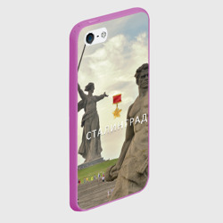 Чехол для iPhone 5/5S матовый Город-герой Сталинград - фото 2