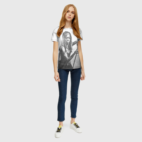 Женская футболка 3D Мишонн - фото 5