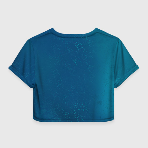Женская футболка Crop-top 3D Бабочки, цвет 3D печать - фото 2