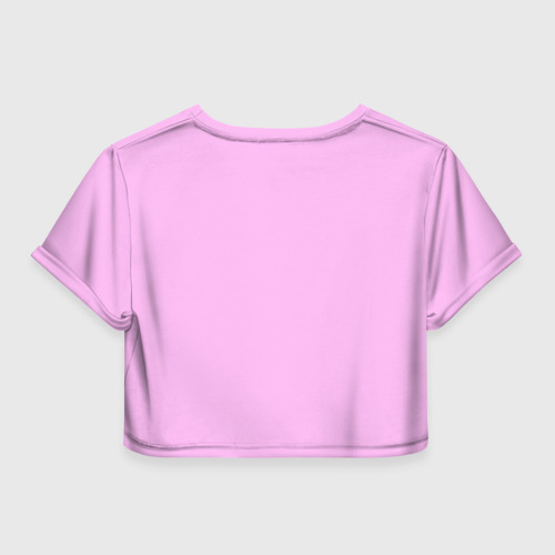 Женская футболка Crop-top 3D Белка ретро, цвет 3D печать - фото 2