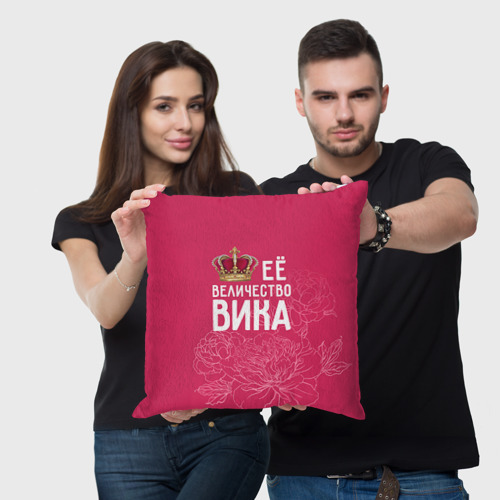 Подушка 3D Её величество Вика - фото 3