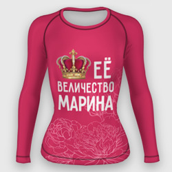 Женский рашгард 3D Её величество Марина