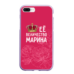 Чехол для iPhone 7Plus/8 Plus матовый Её величество Марина