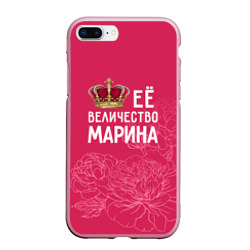 Чехол для iPhone 7Plus/8 Plus матовый Её величество Марина