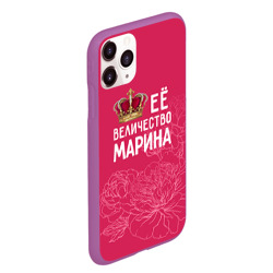 Чехол для iPhone 11 Pro Max матовый Её величество Марина - фото 2