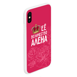 Чехол для iPhone XS Max матовый Её величество Алёна - фото 2