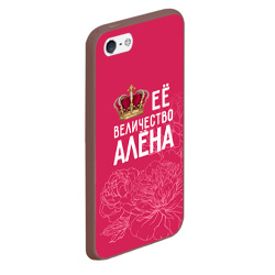 Чехол для iPhone 5/5S матовый Её величество Алёна - фото 2