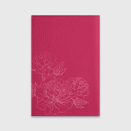 Обложка для паспорта матовая кожа Её величество Надя, цвет фиолетовый - фото 2