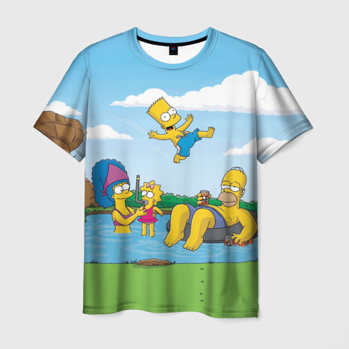 Мужская футболка 3D The Simpsons