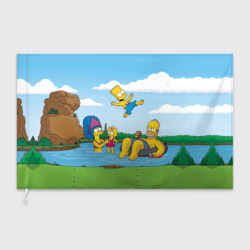 Флаг 3D The Simpsons