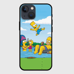 Чехол для iPhone 13 mini The Simpsons