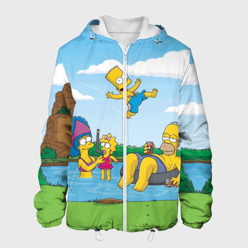 Мужская куртка 3D The Simpsons, цвет 3D печать