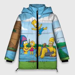 Женская зимняя куртка Oversize The Simpsons