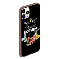 Чехол для iPhone 11 Pro Max матовый Богиня Ольга - фото 2