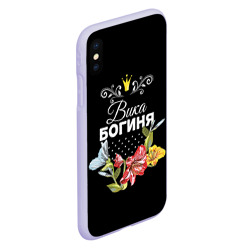 Чехол для iPhone XS Max матовый Богиня Вика - фото 2