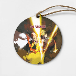 Деревянная игрушка круг Мужик один удар