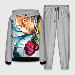 Женский костюм с толстовкой 3D Ванпанчмен замах